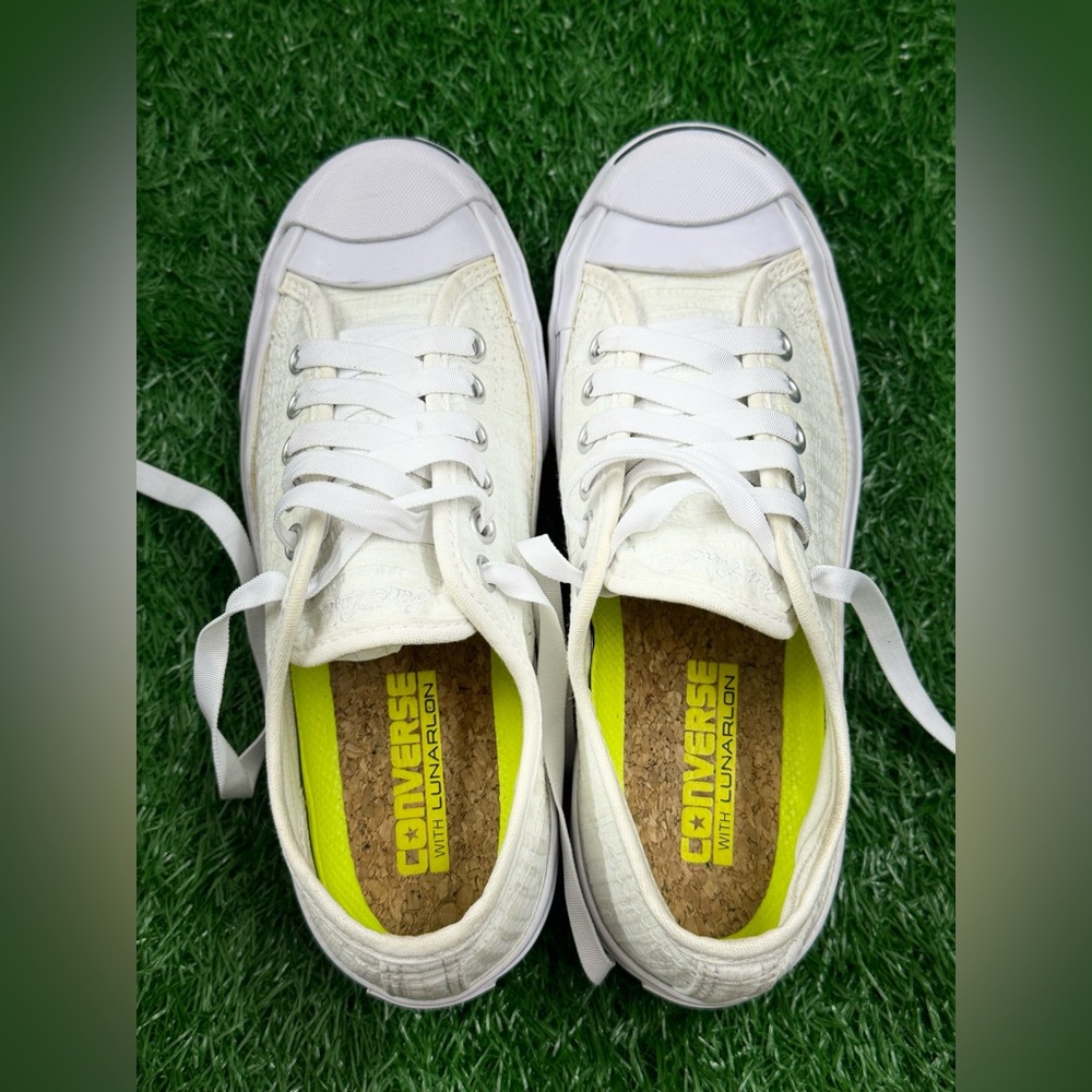 Converse Jack Purcell OX White Low Top Sneaker Shoe 151485C Men 4 W 5.5